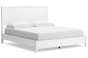 Binterglen White California King Panel Bed -  Ashley - Lara Furniture