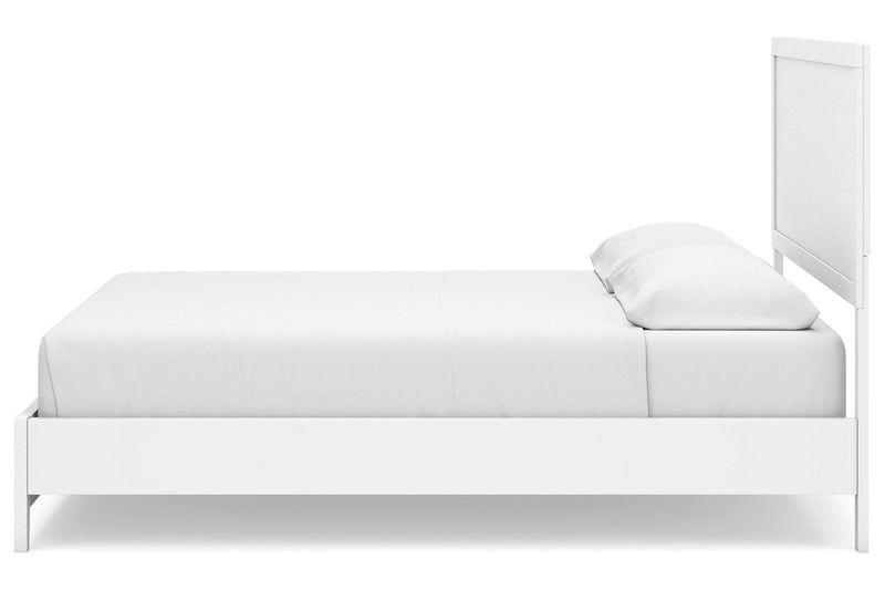 Binterglen White California King Panel Bed -  Ashley - Lara Furniture