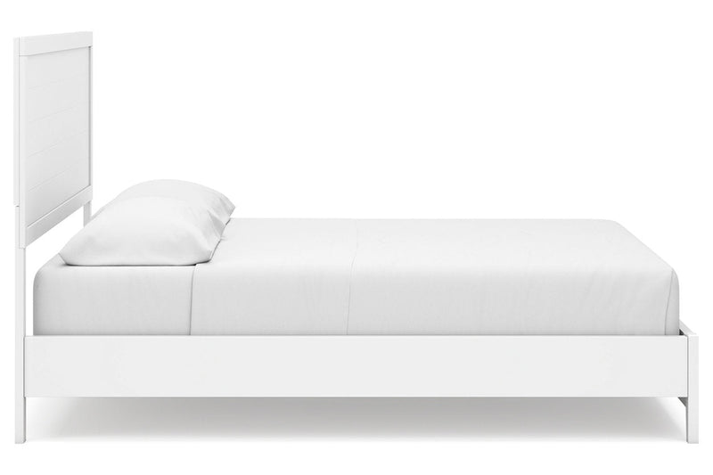 Binterglen White California King Panel Bed -  Ashley - Lara Furniture