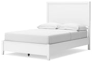 Binterglen White Full Panel Bed with Mirrored Dresser from Ashley - Lara Furniture