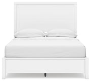 Binterglen White Full Panel Bed with Mirrored Dresser from Ashley - Lara Furniture