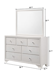 Lyssa Oat and Frost LED Upholstered Panel Youth Bedroom Set from Crown Mark - Lara Furniture