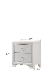 Lyssa Oat and Frost LED Upholstered Panel Youth Bedroom Set from Crown Mark - Lara Furniture