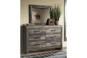 Wynnlow Gray Dresser and Mirror -  Ashley - Lara Furniture