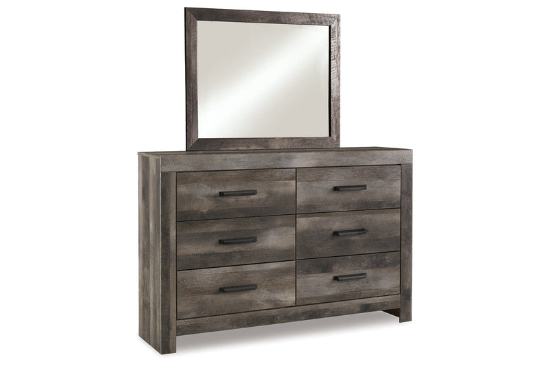 Wynnlow Gray Dresser and Mirror -  Ashley - Lara Furniture