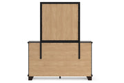 Covetown Dark Brown Dresser and Mirror -  Ashley - Lara Furniture
