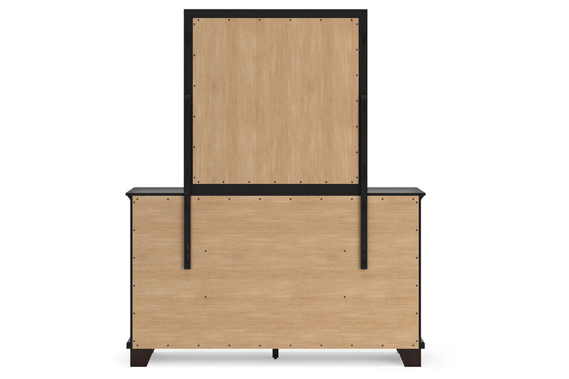 Covetown Dark Brown Dresser and Mirror -  Ashley - Lara Furniture