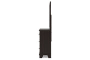 Covetown Dark Brown Dresser and Mirror -  Ashley - Lara Furniture