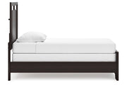 Covetown Dark Brown Twin Panel Bed -  Ashley - Lara Furniture