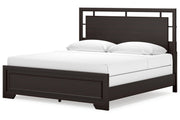 Covetown Dark Brown King Panel Bed -  Ashley - Lara Furniture