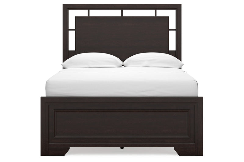 Covetown Dark Brown Full Panel Bed -  Ashley - Lara Furniture