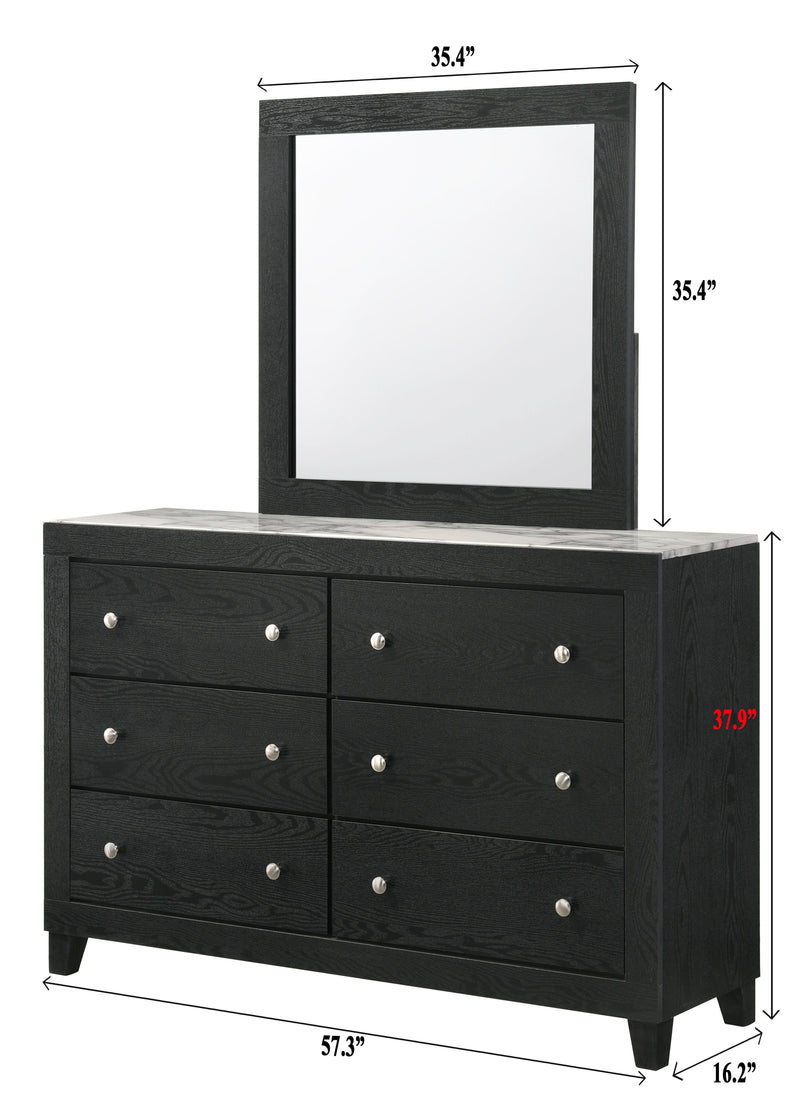 Cadence Black Bedroom Set from Crown Mark - Lara Furniture