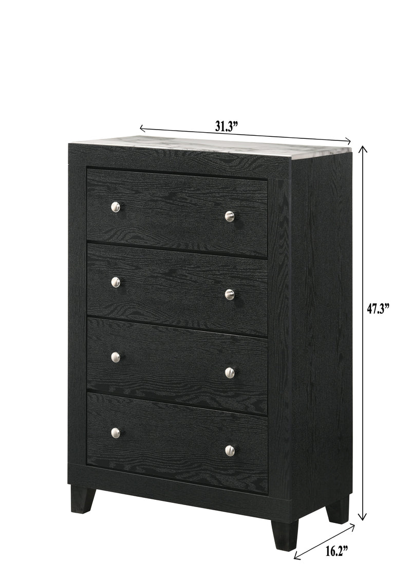 Cadence Black Bedroom Set from Crown Mark - Lara Furniture