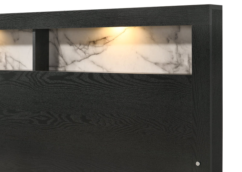 Cadence Black LED Panel Bedroom Set - Lara FurnitureBedroom Set