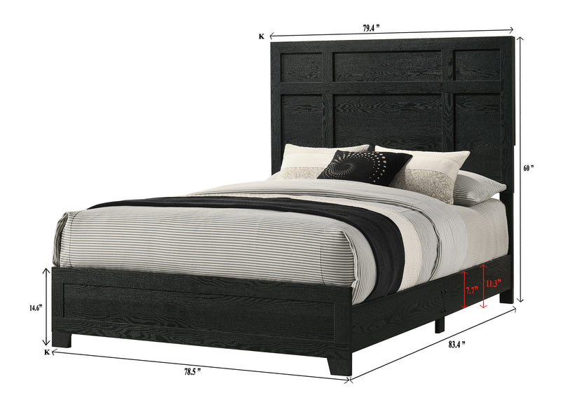 Cadence Black Bedroom Set from Crown Mark - Lara Furniture