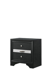 Regata Black/Silver Storage Platform Bedroom Set - Lara FurnitureBedroom Set