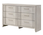 Carlton White Mist Upholstered Bedroom Set from Crown Mark - Lara Furniture