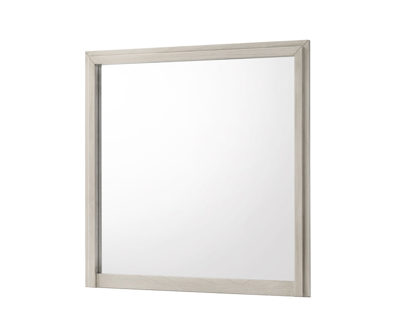 Carlton White Mist Dresser Top (Mirror Only) from Crown Mark - Lara Furniture