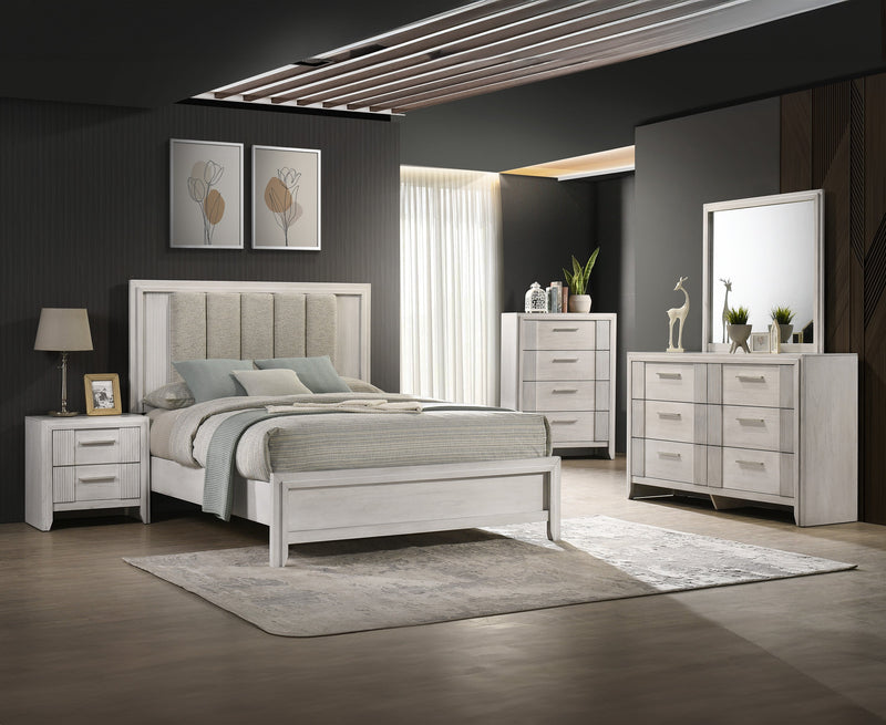 Carlton White Mist Chest from Crown Mark - Lara Furniture