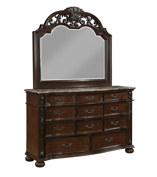 Atlas Traditional Brown Bedroom Set