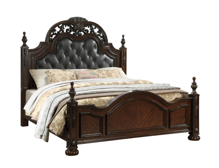 Atlas Traditional Brown Bedroom Set
