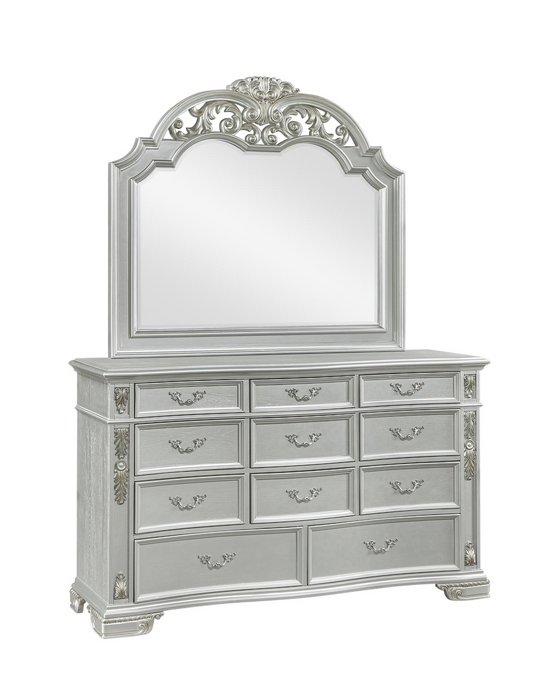 Atlas Traditional Silver Bedroom Set