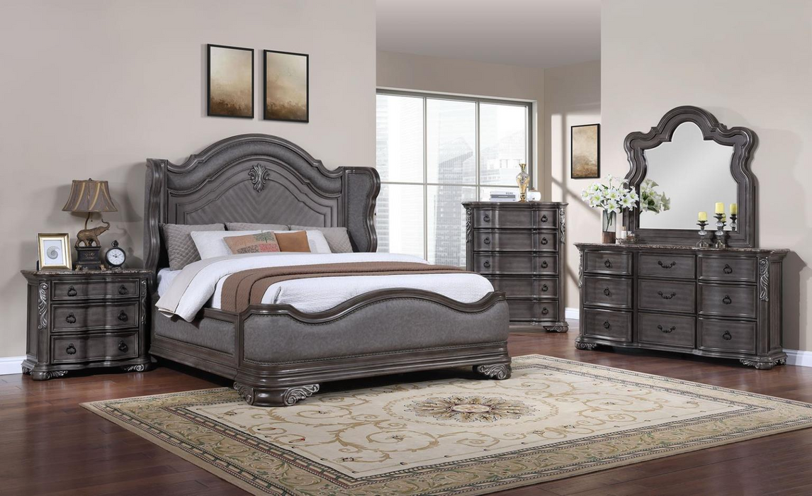 Emerson Traditional Antique Bedroom Set