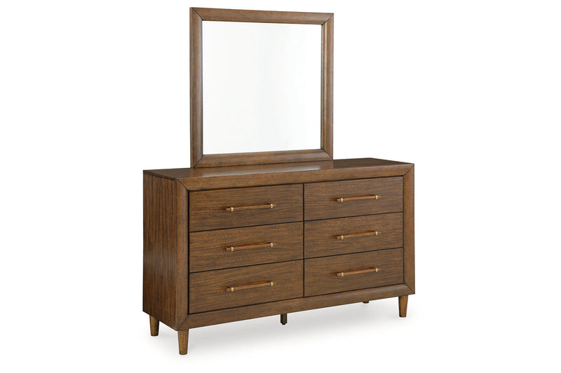 Lyncott Brown Dresser and Mirror -  Ashley - Lara Furniture
