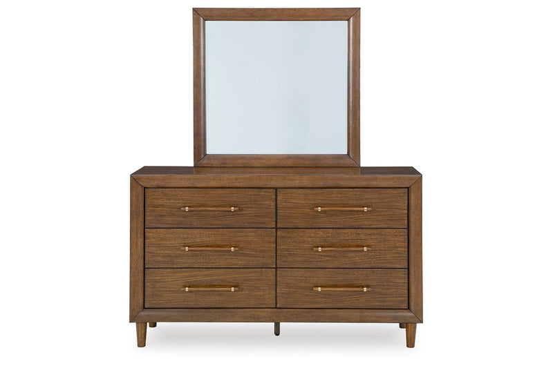 Lyncott Brown Dresser and Mirror -  Ashley - Lara Furniture