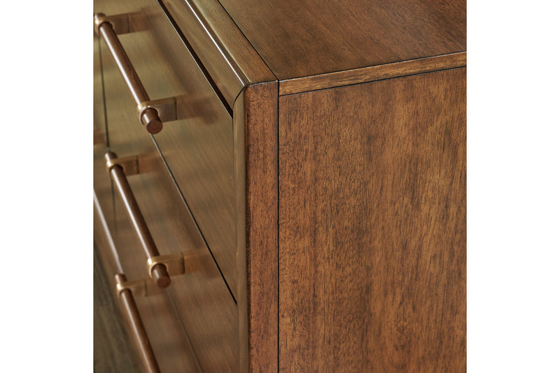 Lyncott Brown Dresser and Mirror -  Ashley - Lara Furniture