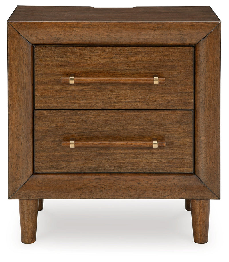 Lyncott Brown King Upholstered Bed, Chest and Nightstand from Ashley - Lara Furniture