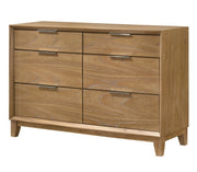 Florian Natural Wood Upholstered Storage Bedroom Set from Crown Mark - Lara Furniture