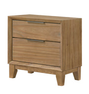 Florian Natural Wood Upholstered Storage Bedroom Set from Crown Mark - Lara Furniture
