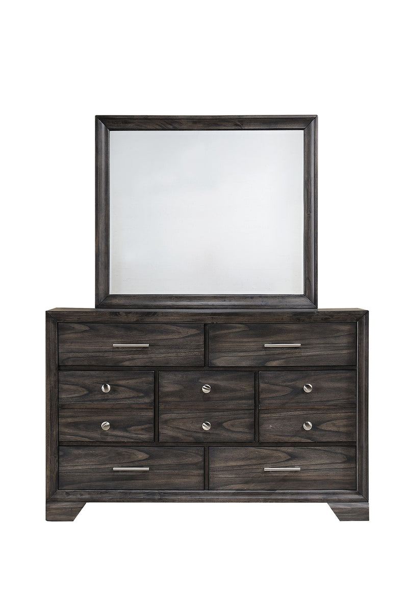 Jaymes Gray Storage Platform Bedroom Set from Crown Mark - Lara Furniture