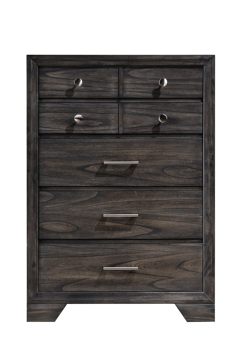 Jaymes Gray Storage Platform Bedroom Set from Crown Mark - Lara Furniture