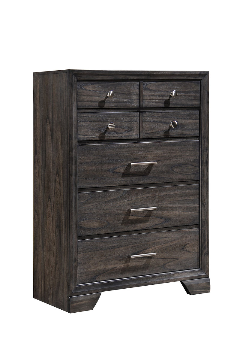 Jaymes Gray Storage Platform Bedroom Set from Crown Mark - Lara Furniture