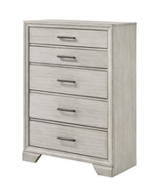 Jaymes White Mist Footboard Storage Platform Bedroom Set from Crown Mark - Lara Furniture