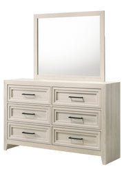 Lorraine Antique White Panel Bedroom Set from Crown Mark - Lara Furniture