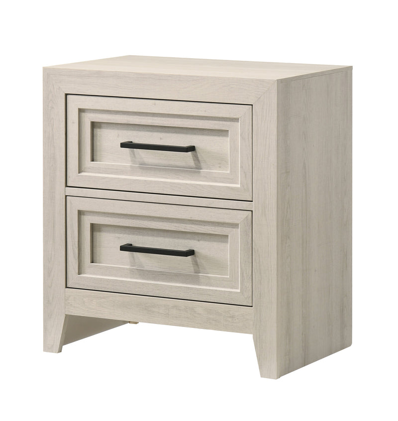 Lorraine Antique White Panel Bedroom Set from Crown Mark - Lara Furniture
