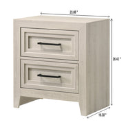 Lorraine Antique White Panel Bedroom Set from Crown Mark - Lara Furniture