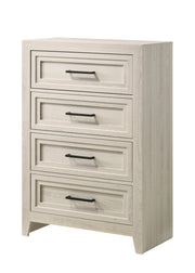 Lorraine Antique White Panel Bedroom Set from Crown Mark - Lara Furniture