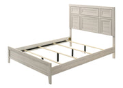 Lorraine Antique White Queen Panel Bed from Crown Mark - Lara Furniture