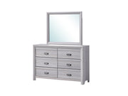 Adelaide Driftwood Upholstered Panel Bedroom Set from Crown Mark - Lara Furniture