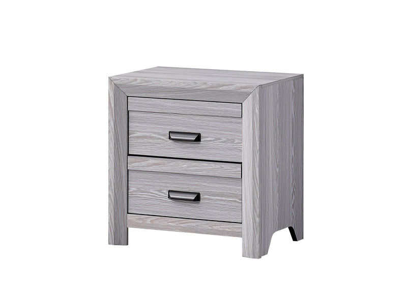 Adelaide Driftwood Upholstered Panel Bedroom Set from Crown Mark - Lara Furniture