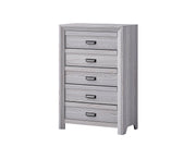 Adelaide Driftwood Upholstered Panel Bedroom Set from Crown Mark - Lara Furniture
