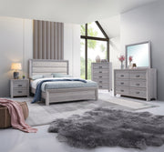 Adelaide Driftwood Upholstered Panel Youth Bedroom Set from Crown Mark - Lara Furniture