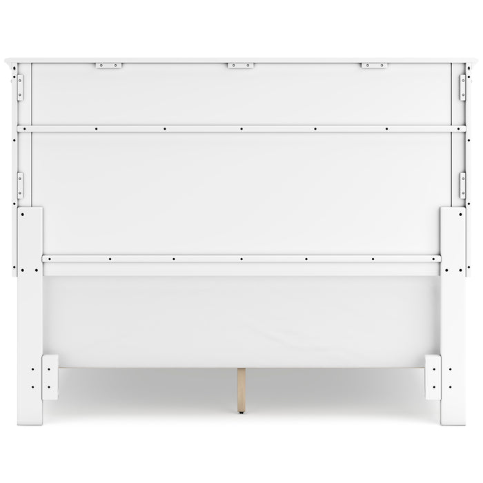Fortman White Queen Panel Bed