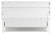 Fortman White California King Panel Bed -  Ashley - Lara Furniture