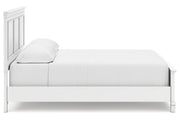 Fortman White California King Panel Bed -  Ashley - Lara Furniture