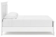 Fortman White King Panel Bed -  Ashley - Lara Furniture